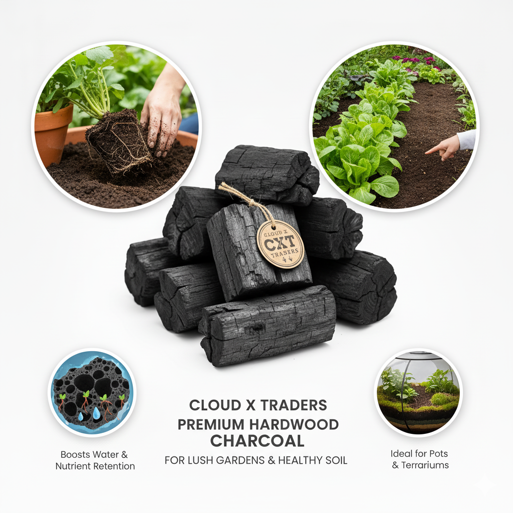 Premium BBQ Charcoal for Tandoori & Grill | Long Burning | Smokeless Coal-1 KG