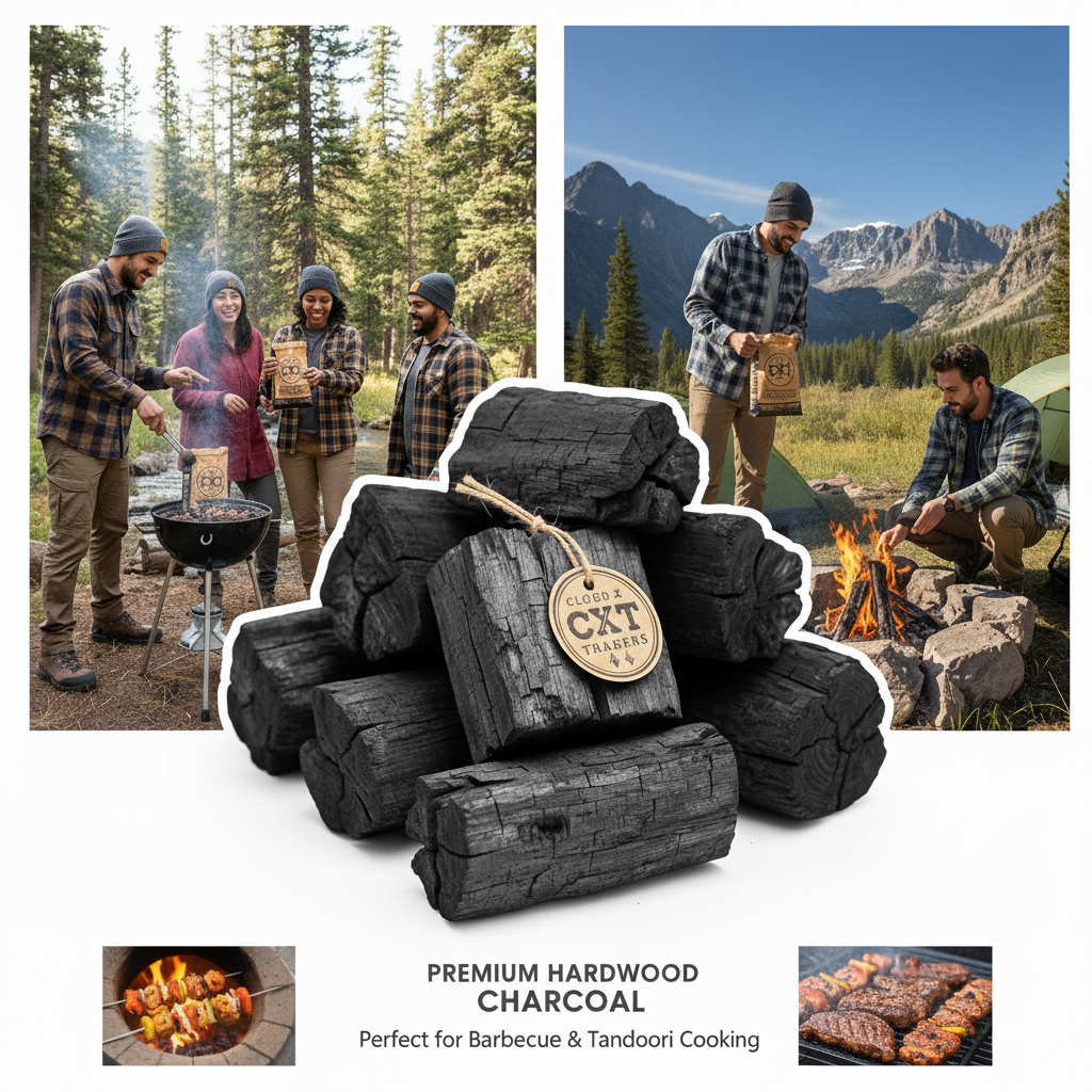 Premium BBQ Charcoal for Tandoori & Grill | Long Burning | Smokeless Coal- 2 KG